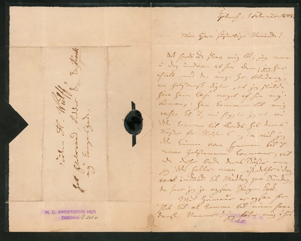 Brev fra H.C. Andersen til Henriette Wulff (01/02-1848)